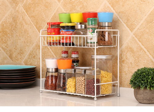 厨欲无限 家居浴室与厨房收纳利器——双层调料架